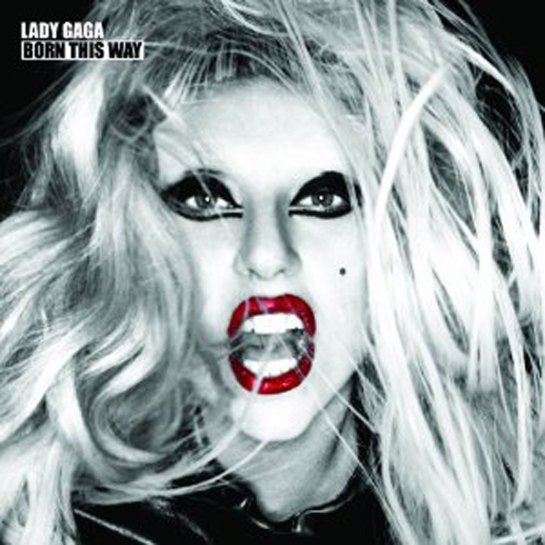 lady gaga born this way cd cover. Technically her 3rd album,